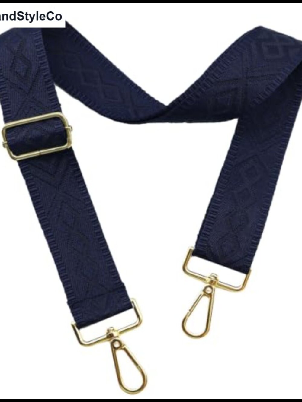 Wide Purse Strap Adjustable Crossbody Bag Replacement Embroidery